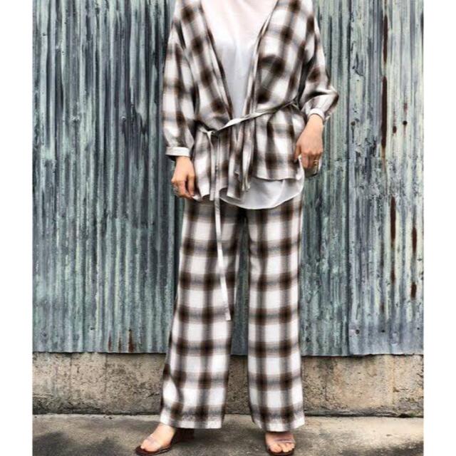 PHEENY - PHEENY/RAYON OMBRE CHECK 2TUCK チェックパンツの通販 by