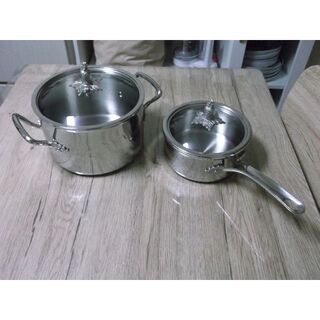 マイヤー(MEYER)のマイヤー　ルフォーニ　20ｃｍ深型鍋（未使用）+16ｃｍ片手鍋セット(鍋/フライパン)