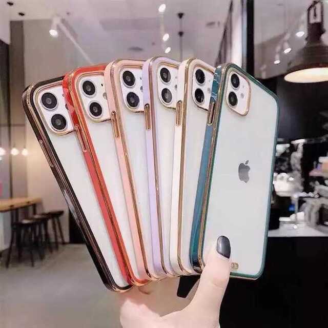 可愛い? フチ ゴールド シンプル iPhone 6カラー スマホ/家電/カメラのスマホアクセサリー(iPhoneケース)の商品写真