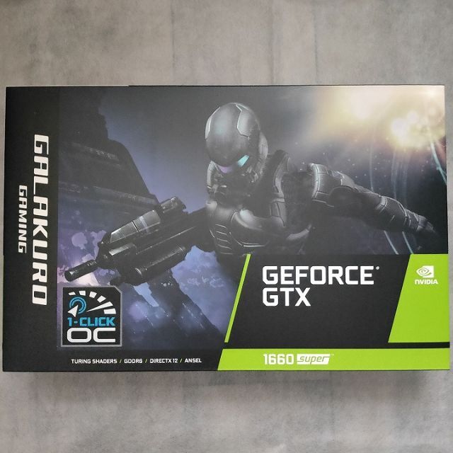 玄人志向 GeForce GTX 1660Super GG-GTX1660SPPCパーツ