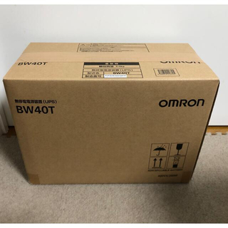 オムロン(OMRON)のOMRON オムロン 無停電電源装置　400VA/250W BW40T（UPS）(PC周辺機器)