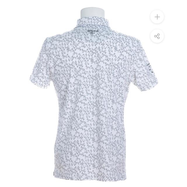 【新品】アドミラルゴルフ　ジオメトリックロゴ 半袖ポロシャツ 2