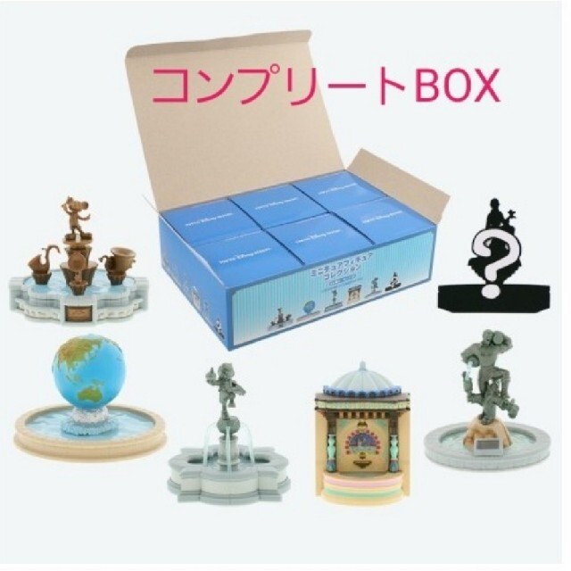 ディズニー ミニチュア フィギュア6種 コレクション 噴水 コンプリート ディズニー ミニチュア フィギュア6種 コレクション 噴水 コンプリート