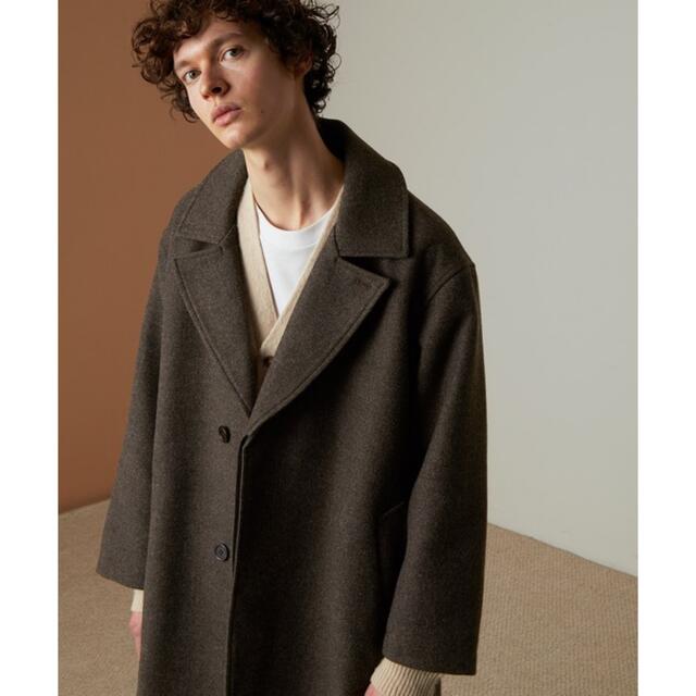 HARE - EMMA CLOTHES ビーバーメルトン ロングチェスターコートの通販
