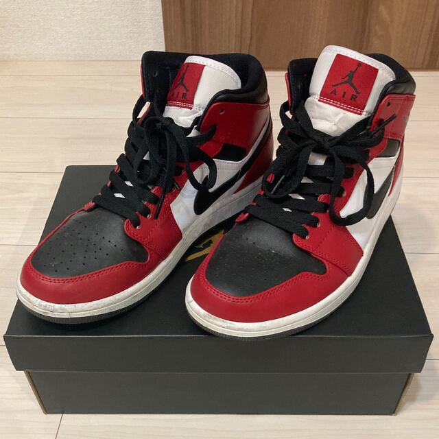 NIKE AIR JORDAN 1 MID ジムレッド