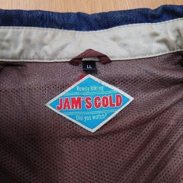76.JAM'S GOLD ライディングジャケット LL 自動車/バイクのバイク(装備/装具)の商品写真
