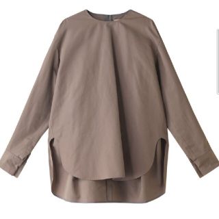 ドゥロワー(Drawer)の引越SALE　blamink ブラミンク　プルオーバー　定番シャツ　モカ(シャツ/ブラウス(長袖/七分))