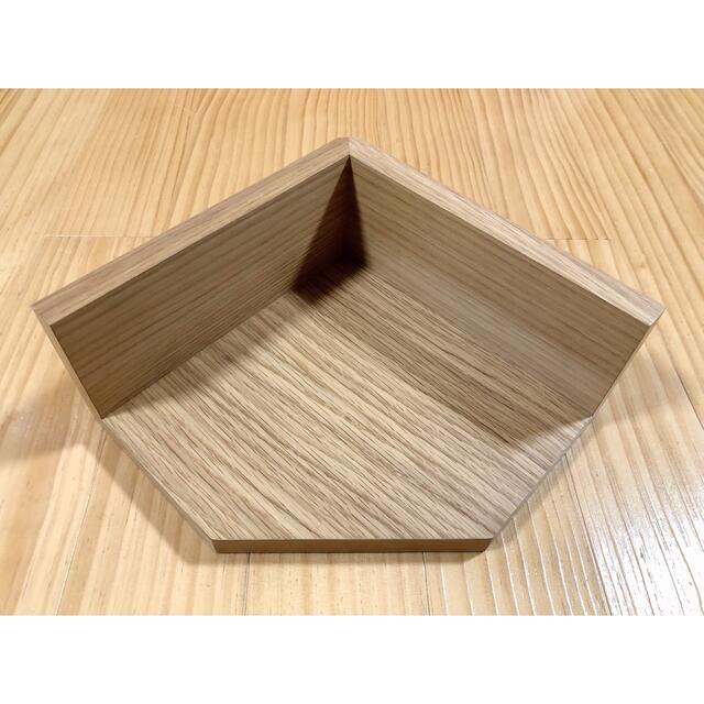 MUJI (無印良品)(ムジルシリョウヒン)の無印良品 壁に付けられる家具 長押44cm＋コーナー棚 オーク材 インテリア/住まい/日用品の収納家具(棚/ラック/タンス)の商品写真