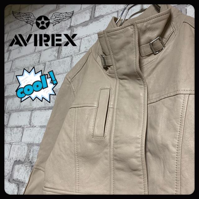 AVIREX(アヴィレックス)のK様【大幅値下げ！】AVIREX アヴィレックス/レザージャケット ミリタリー  レディースのジャケット/アウター(ミリタリージャケット)の商品写真