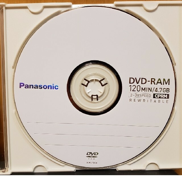 Panasonic(パナソニック)のDVD-RAM 120min 4.7GB CPRM エンタメ/ホビーのDVD/ブルーレイ(その他)の商品写真