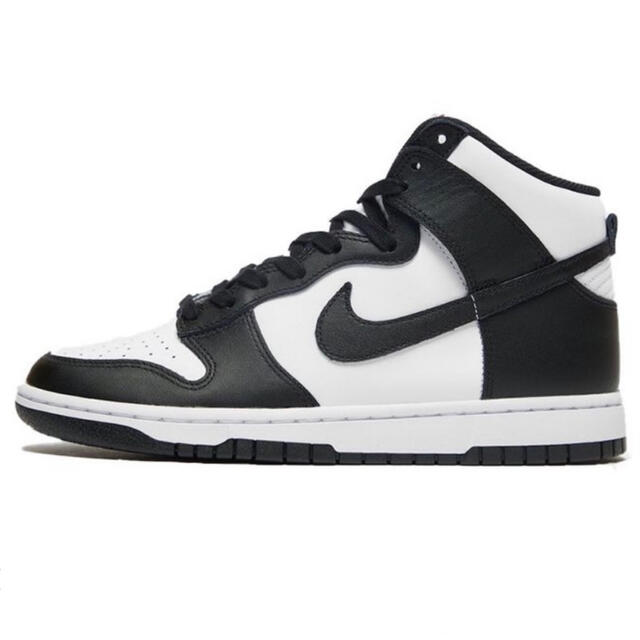 NIKE WMNS DUNK HIGH BLACK AND WHITE ダンク