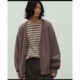 【WYM LIDNM】WIDE AZE CARDIGAN(カーディガン)