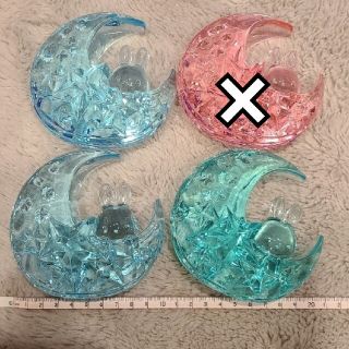 【値下げ】アクリルアイス　月うさぎ　3つ(置物)