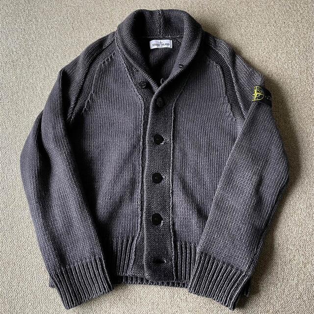 STONE ISLAND ストーンアイランド ショールカラー ニットカーディガントップス