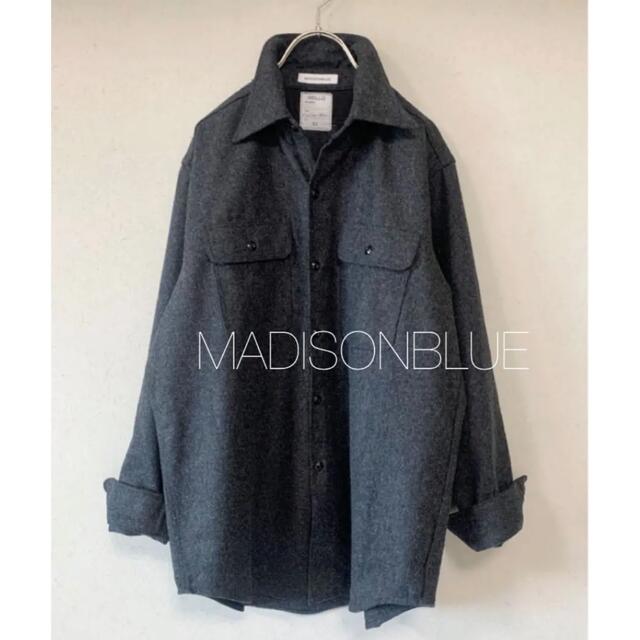 MADISONBLUE(マディソンブルー)の新品未使用 2019aw  MADISONBLUE  ウールハンプトンシャツ レディースのトップス(シャツ/ブラウス(長袖/七分))の商品写真