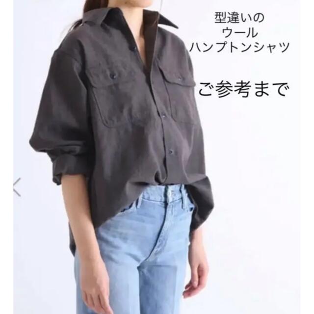 MADISONBLUE(マディソンブルー)の新品未使用 2019aw  MADISONBLUE  ウールハンプトンシャツ レディースのトップス(シャツ/ブラウス(長袖/七分))の商品写真