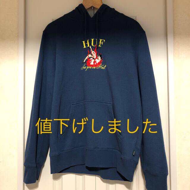 HUF - HUF Sサイズ 刺繍ロゴパーカーの通販 by meg's shop｜ハフならラクマ