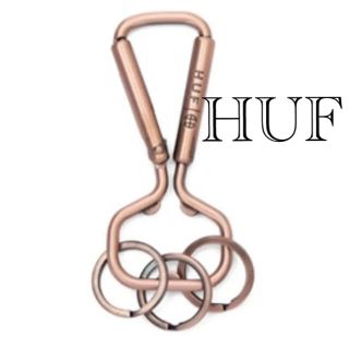 ハフ(HUF)のHUFカラビBRONZE BOTTLE OPENER CARABINERレア‼️(キーホルダー)