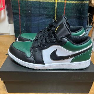 ナイキ(NIKE)のNIKE AIR JORDAN 1 LOW Green Toe 28 US10(スニーカー)