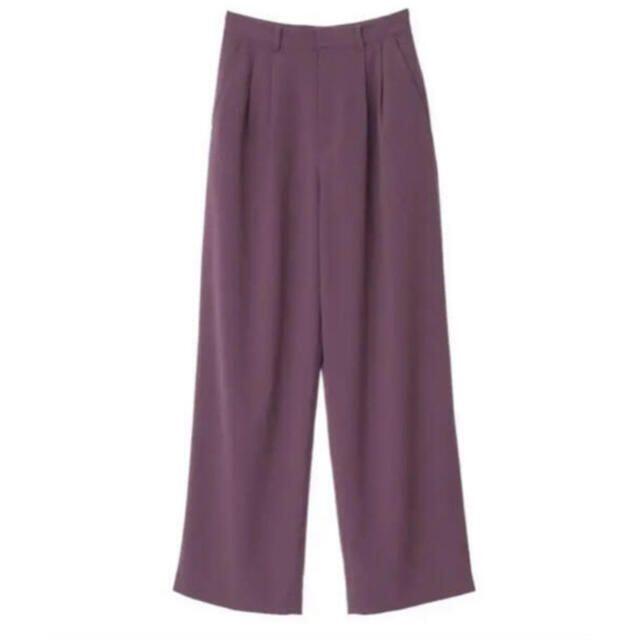 最終　CLANE BASIC TUCK PANTS PURPLE 定価以下