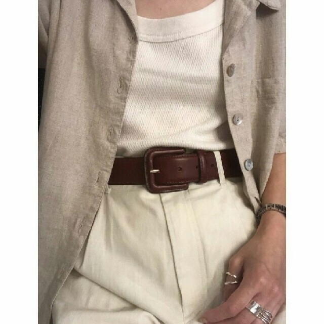 TODAYFUL - 【TODAYFUL】定価¥9,900 レザーバックルベルト 本革ベルト ... レザーバックルベルト 本革 トゥデイフル ベルト