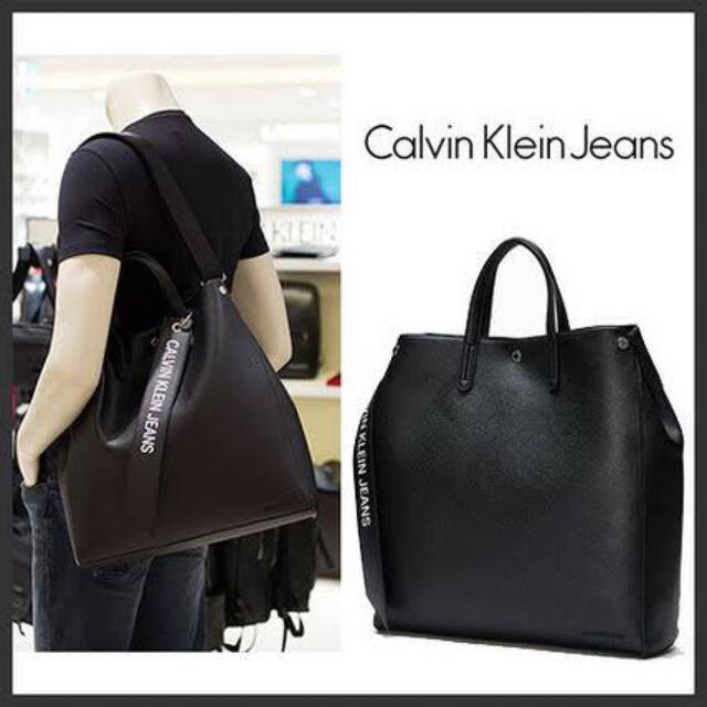Calvin Klein Jeans トートバッグ(ブラック) | フリマアプリ ラクマ
