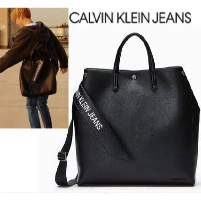 Calvin Klein(カルバンクライン)のCalvin Klein Jeans トートバッグ(ブラック) メンズのバッグ(トートバッグ)の商品写真