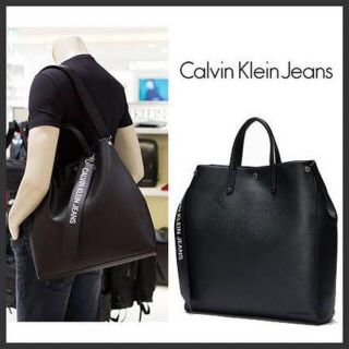 Calvin Klein - Calvin Klein Jeans トートバッグ(ブラック)の通販 by ...