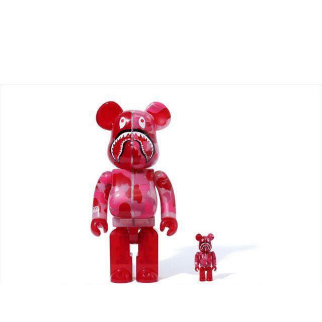 BE@RBRICK BAPE 100% & 400% ピンクMedicomToyカラー