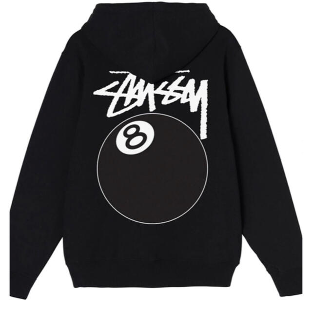 【激レア】STUSSY 8ボール　Lサイズ　パーカー　ビッグシルエット　人気