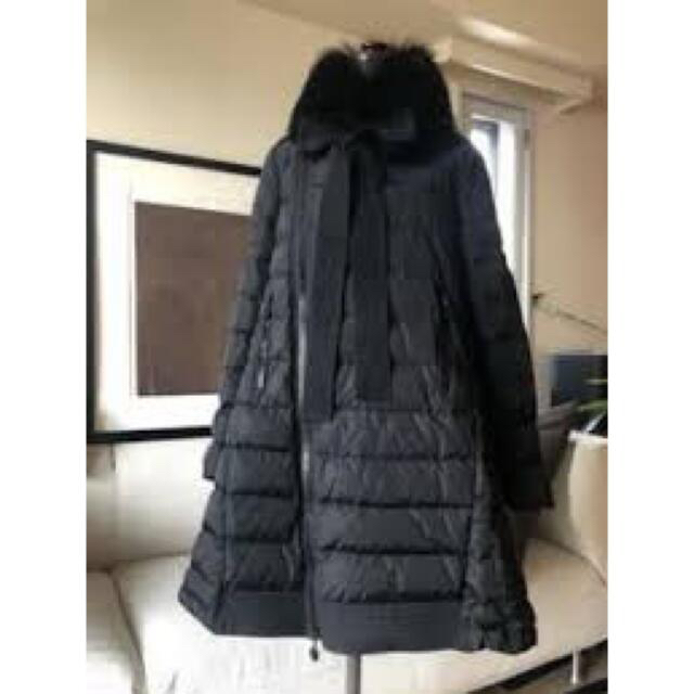 MONCLER(モンクレール)のMoncler S＊モンクレールS Mayuko希少ブラック00 レディースのジャケット/アウター(ダウンジャケット)の商品写真