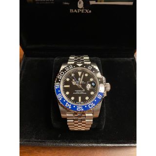 アベイシングエイプ(A BATHING APE)のアベイシングエイプ　BAPEX TYPE2 バットマン　美品(腕時計(アナログ))