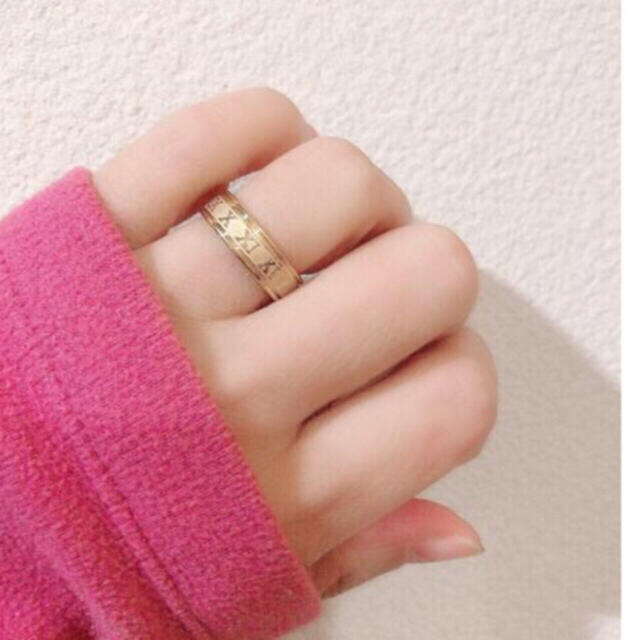 【ギフト推奨】Titanium チタニウム錆びない分厚い18金❤️10-32 レディースのアクセサリー(リング(指輪))の商品写真