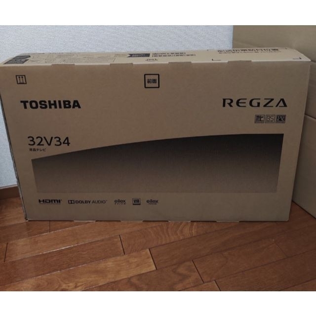 東芝 - TOSHIBA REGZA 32型 液晶テレビ 32V34 新品未使用 送料込みの