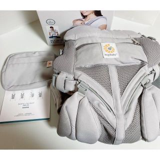 エルゴベビー(Ergobaby)のエルゴ　オムニ360 クールエア　グレー(抱っこひも/おんぶひも)