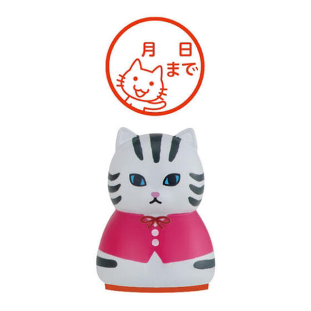 BANDAI(バンダイ)のねこのはんこ ガチャ 3種セット インテリア/住まい/日用品の文房具(印鑑/スタンプ/朱肉)の商品写真