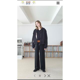 いたら SUNSEA ワイドストレートパンツの通販 by つかん's shop