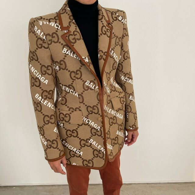 BALENCIAGA - 新品【GUCCI×BALENCIAGA】ハッカー ジャケットの BALENCIAGA - 新品【GUCCI×BALENCIAGA】ハッカー ジャケットの