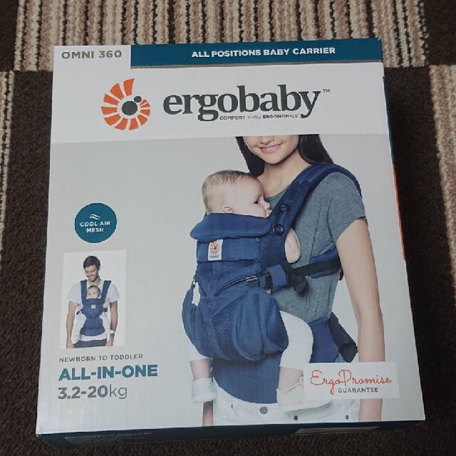 【最終お値下げ!!】ergo baby　omni360　 クールエアメッシュ