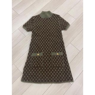 ZARA - ZARA ゴールドボタン付きニットワンピース カーディガンの通販