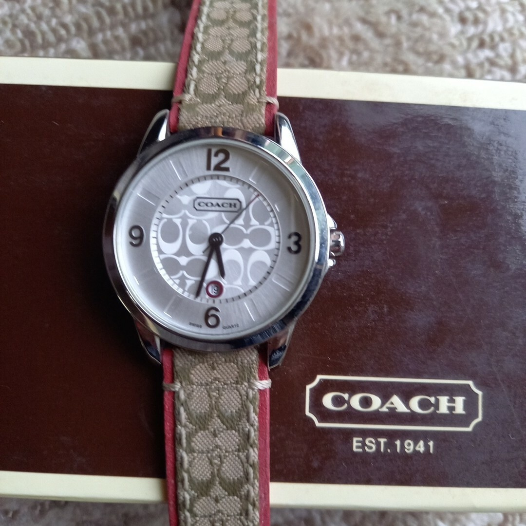 大きい割引 COACH時計 -腕時計