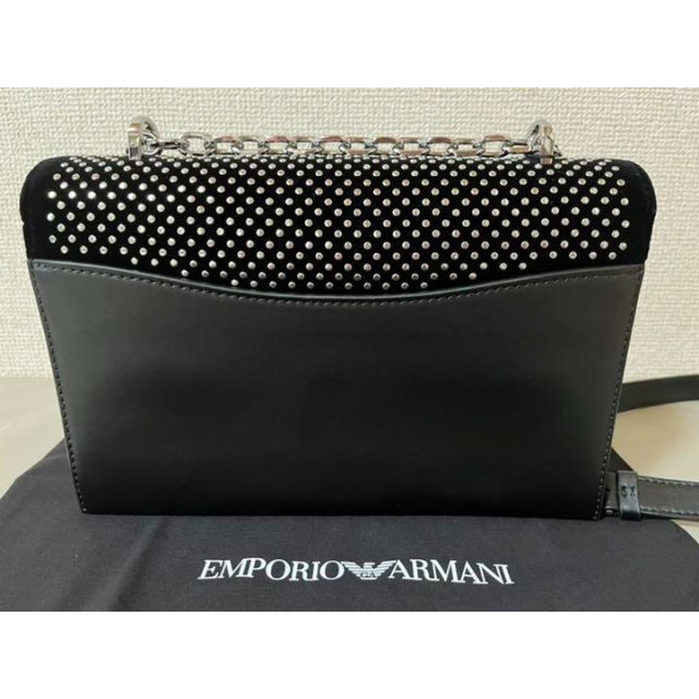 Emporio Armani(エンポリオアルマーニ)の新品未使用　エンポリオアルマーニ　ショルダーバッグ　ハンドバッグ　黒 レディースのバッグ(ショルダーバッグ)の商品写真