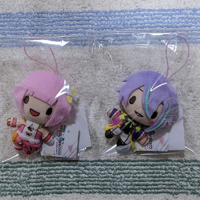 プロセカ モアプラスマスコット 2種セット エンタメ/ホビーのおもちゃ/ぬいぐるみ(ぬいぐるみ)の商品写真