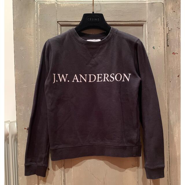 新品 JW ANDERSON スウェット クルーネック JWアンダーソン 黒 L