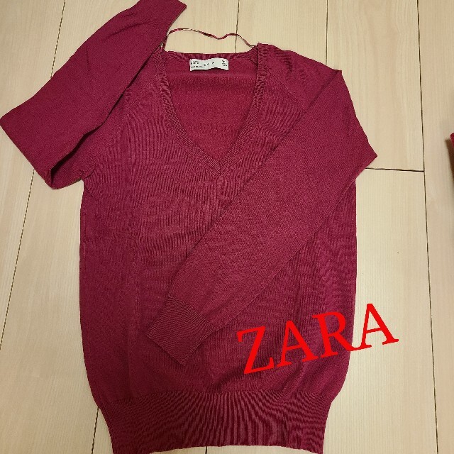 ZARA(ザラ)のZARA タートル&Vネックセーター レディースのトップス(ニット/セーター)の商品写真