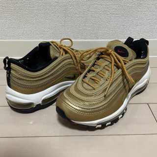 ナイキ(NIKE)のWMNS AIR MAX 97 ゴールド(スニーカー)