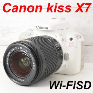 ️カメラバッグ付き ️スマホ転送 ️Canon kiss X7の通販｜ラクマ