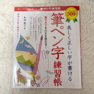 美しく正しい字が書ける筆ペン字練習帳(趣味/スポーツ/実用)