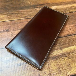 ガンゾ(GANZO)の万双　コードバン　札入れ　長財布(長財布)