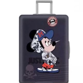 ディズニー(Disney)の再入荷　スーツケースカバー　ドクロミッキー  S(スーツケース/キャリーバッグ)